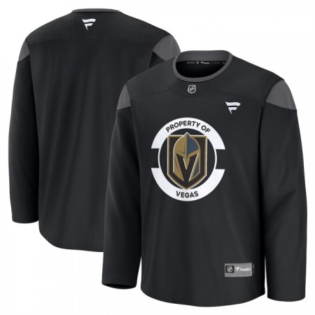 Dresovi Vegas Golden Knights 2024-25 Fanatics Team Practice Custom Crno - Muške